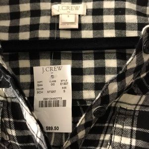 J. Crew Tops - J.crew flannel dress shirt J. Crew Tops - J.crew flannel dress shirt
